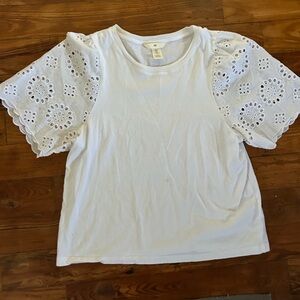 h&m white blouse